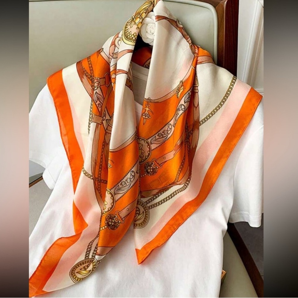 Satin scarf for all seasons and occasions